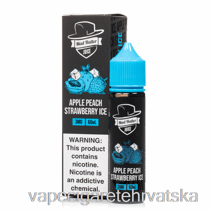 Vape Hrvatska Jabuka Breskva Jagoda Led - Ludi Klobučar - 60ml 6mg